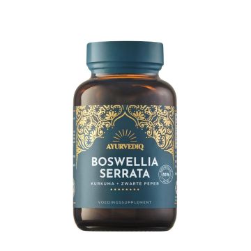 Boswellia Serrata, Kurkuma & Zwarte Peper Extract (Ayurvediq) 60caps