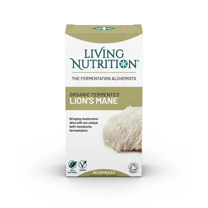 Fermented Lion's Mane Bio (Living Nutrition) 60caps Fermented Lion's Mane Bio (Living Nutrition) 60caps