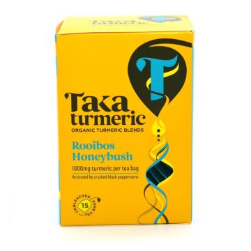 Kurkuma Thee Rooibos & Honeybush Bio (Taka Turmeric) 15 zakjes