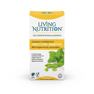 Your Flora - Sensitive Gefermenteerde Pepermunt Citroenmelisse Bio (Living Nutrition) 60caps