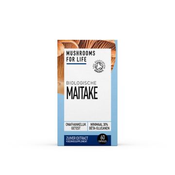 Maitake Paddenstoelen Capsules Bio (Mushrooms For Life) 60caps