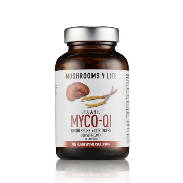 MyCo-Qi Paddenstoelen Capsules Bio (Mushrooms4Life) 60caps