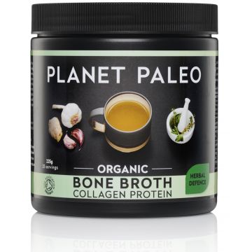 Bone Broth Collagen Protein Herbal Defence Bio (Planet Paleo) 225gr