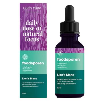 Lion's Mane Paddenstoelen Extract (Foodsporen) 30ml