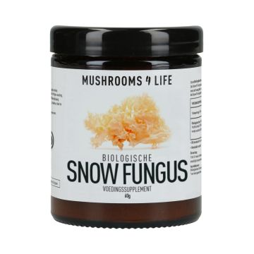 Snow Fungus Paddenstoelen Poeder Bio (Mushrooms4Life) 60gr