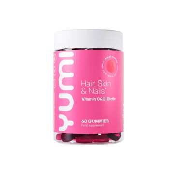 Hair, Skin & Nails Vitamin C & E, Biotin Gummies (Yumi) 60st