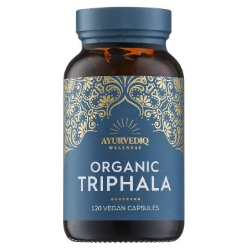 Organic Triphala Capsules (Ayurvediq Wellness) 120caps