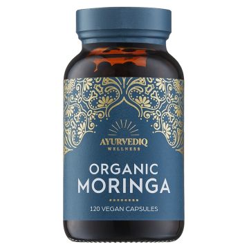 Organic Moringa Capsules (Ayurvediq Wellness) 120caps