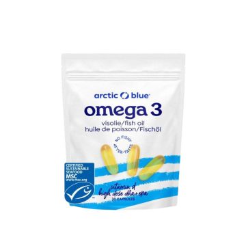 Arctic Blue Omega-3 visolie DHA & EPA met vitamine D3 30caps