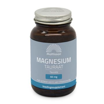Mattisson Magnesium Tauraat Vegan 60caps