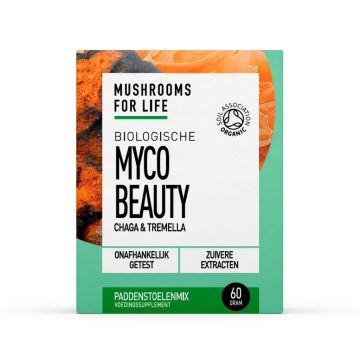 Myco Beauty Paddenstoelen Poeder Bio (Mushrooms For Life) 60gr