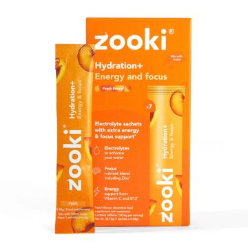 Hydration+ Energy & Focus Elektrolyten (Zooki) 7st