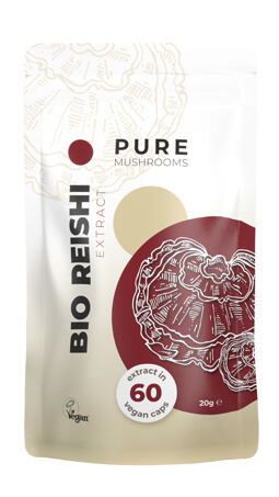 pure mushrooms reishi paddenstoelsupplement bio